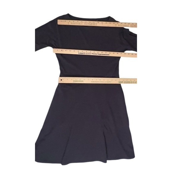 Toad & Co Women's Sz S Navy Blue Sleeve Dress Pockets 3/4 Sleeve - Picture 7 of 9